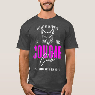 T-shirt Femme 40e anniversaire Est 1982 Cougar Club for Ho