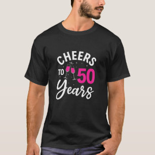T-shirt Femme 50E Anniversaire Femme Salue À 50 Ans