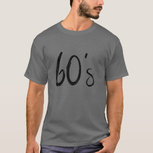 T-shirt Femme 60S Theme Party tenue, 60S Flower Power, R