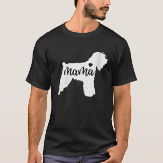 T-shirt Femme à couche molle Roue Terrier Mama Chien Mère