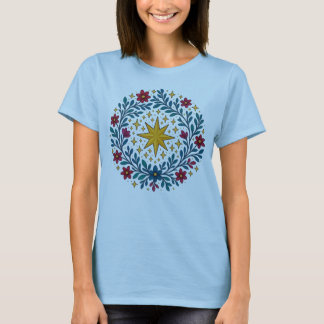 T-shirt femme à décor fleuri