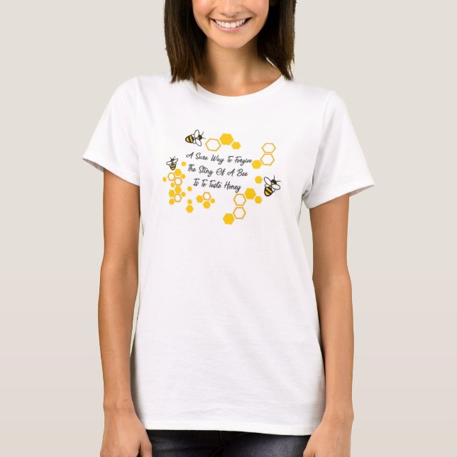 T-shirt femme abeilles (Devant)