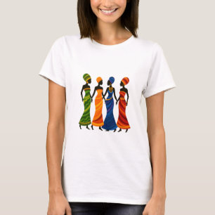 T-shirt femme africaine