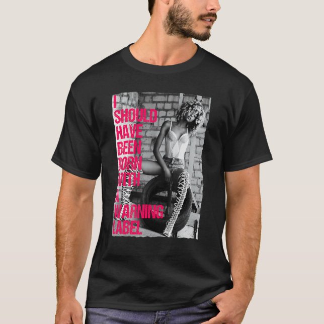 T-shirt Femme Africaine Américaine Sexy Fille En Pneus De  (Devant)