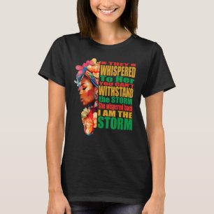 T-shirt Femme afro africaine Citations du Mois de l'histoi