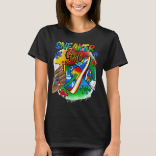 T-shirt Femme Afro Basket Fille Journée Mondiale de la Sen