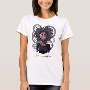 T-shirt Femme afro magique