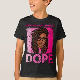 T-shirt Femme afro sans excuses dreadlocks cheveux noirs