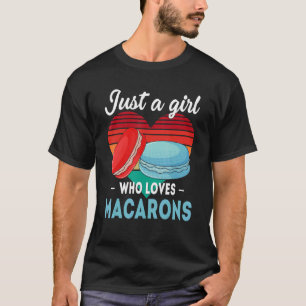 T-shirt Femme Aime Macarons Femmes Macaron Macaron