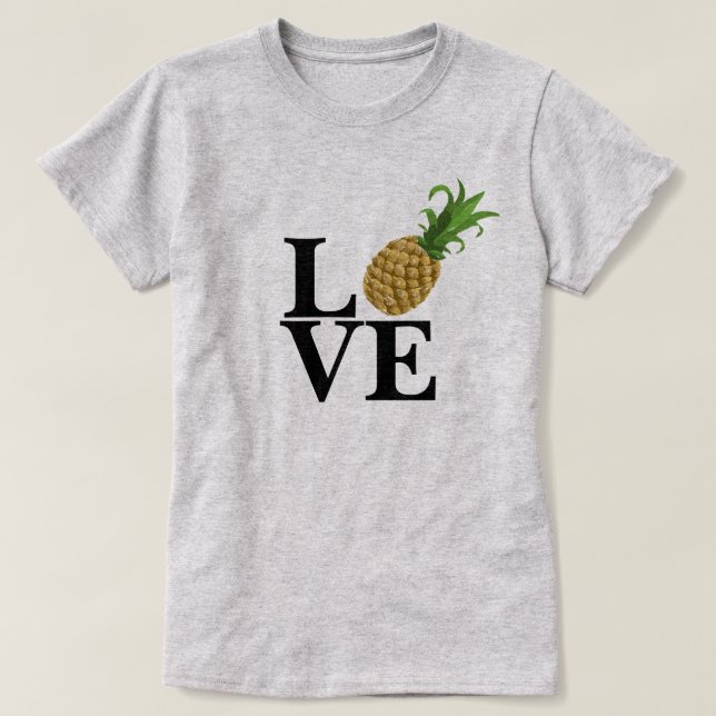 T-shirt Femme Aimée à l'ananas (Design devant)