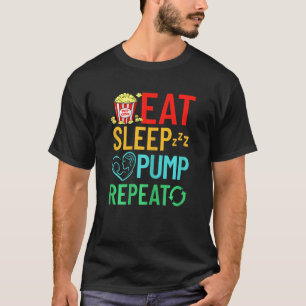 T-shirt Femme Allaitement Nouveau-Né Vapeur De Pompe De La