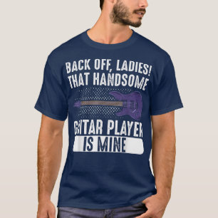 T-shirt Femme-amie guitariste qui belle guitare Pla