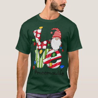 T-shirt Femme Amour Personnalisé Meemawlife Candy Gnome Ch