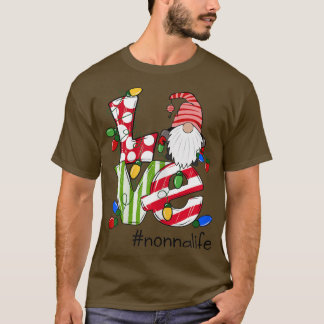 T-shirt Femme Amour Personnalisé Nonnalife Bonbons Gnome C