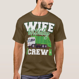 T-shirt Femme Anniversaire Équipage de déchets Camion Fami