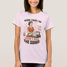 Femme au foyer vintage humour sarcastique Blague
