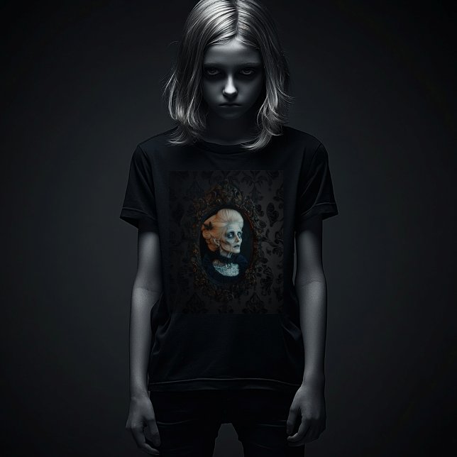 T-shirt femme au regard maléfique (Créateur téléchargé)