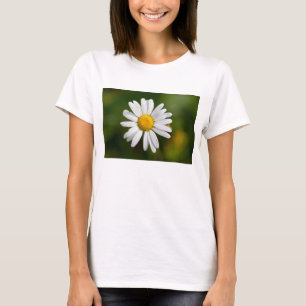 T-shirt femme avec camomille blanche