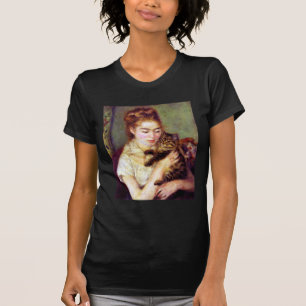 T-shirt Femme avec chat, Auguste Renoir