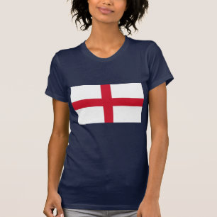 T-shirt femme avec drapeau d'Angleterre