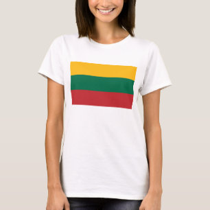 T-shirt femme avec drapeau de Lituanie