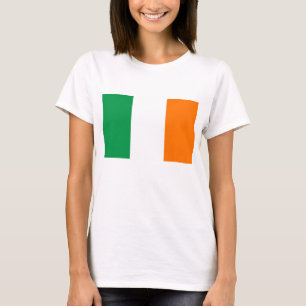 T-shirt femme avec drapeau d'Irlande