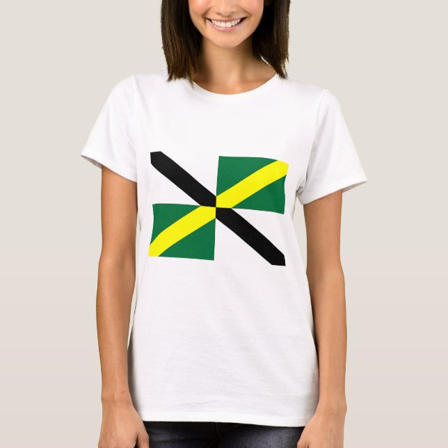 T-shirt femme avec le drapeau de Monterey, Califor (Devant)