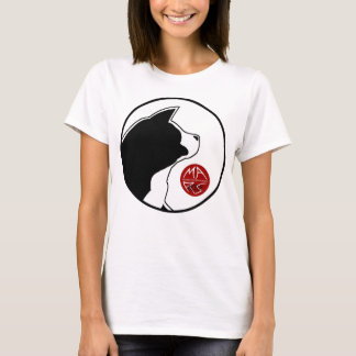 T-shirt femme avec logo MARS tête et disque