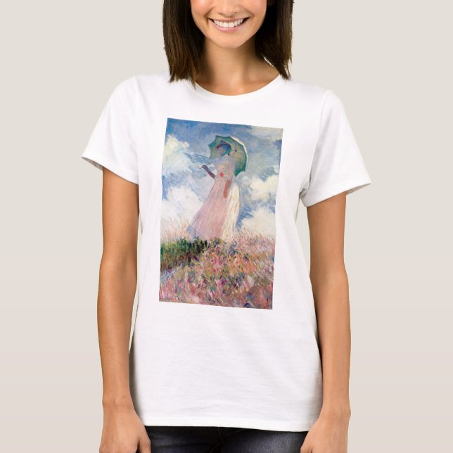 T-shirt Femme avec un parasol, Claude Monet, 1886 (Devant)