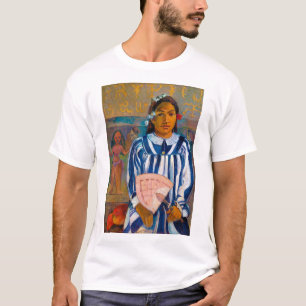 T-shirt Femme avec un ventilateur, Gauguin