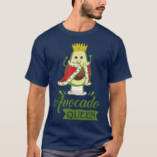 T-shirt Femme Avocado Queen, Végétarien amusant, Guac