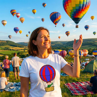T-Shirt Femme Balloon à air chaud