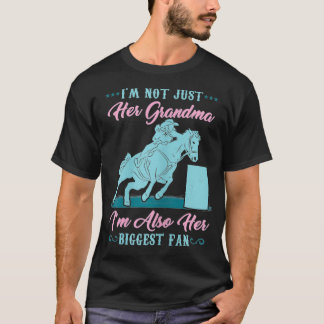 T-shirt Femme Barrel Racing I Equestrian Horse Grand-mère