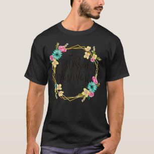 T-shirt Femme Béni Mawmaw mignonne Fleur Mawmaw Cadeau
