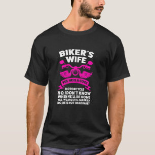 T-shirt Femme Biker Femme Oui Il est un Cool Moto M
