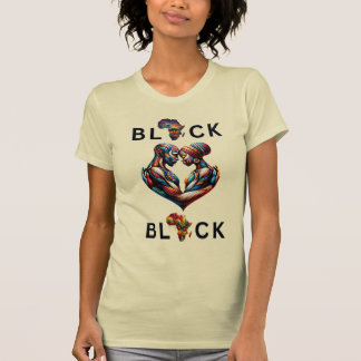 T-shirt femme Black Love-02