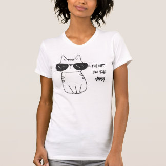 T-shirt Femme Blanche - Pas d'humeur