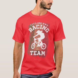 T-shirt Femme BMX Vélo Koweït Drapeau Vélo vélo Course