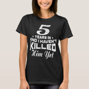 T-shirt Femme-cadeau du 5e anniversaire de Mariage