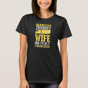T-shirt Femme Camionnette Femme Conducteur de camion Femme
