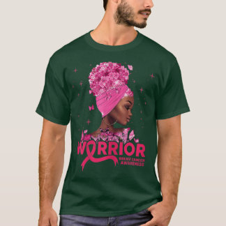 T-shirt Femme Cancer du sein Guerrier du Ruban rose Ca du