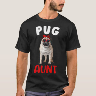 T-shirt Femme Carlin Tante Tante Carlin Amoureux des chien