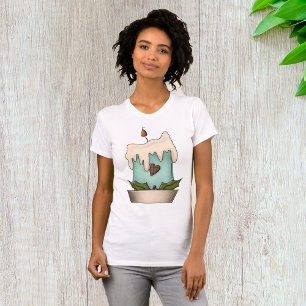 T-shirt femme chandelle de Noël