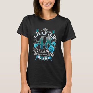 T-shirt Femme Chapitre 48 Fabuleux depuis 1977 48e anniver