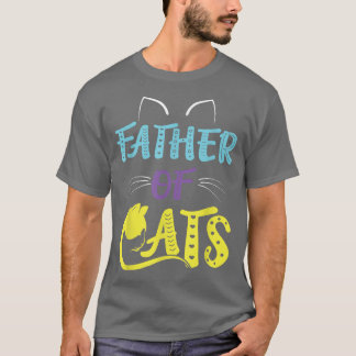 T-shirt Femme Chatte Porte-chat amoureux des chats père de
