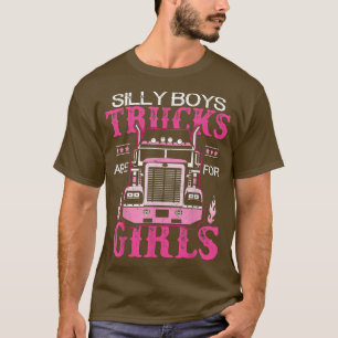 T-shirt Femme Chauffeur de camion Funny Girl Trucker Cadea
