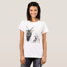 T-shirt Femme - Chèvres, Drôle
