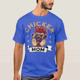 T-shirt Femme Chicken Maman Agricole Rooster Hen Chicken