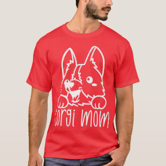 T-shirt Femme Chien Chiot Maman Welsh Corgi Propriétaire L