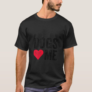 T-shirt Femme Chiens Aime-Moi Coeur Poète Propriétaire Chi